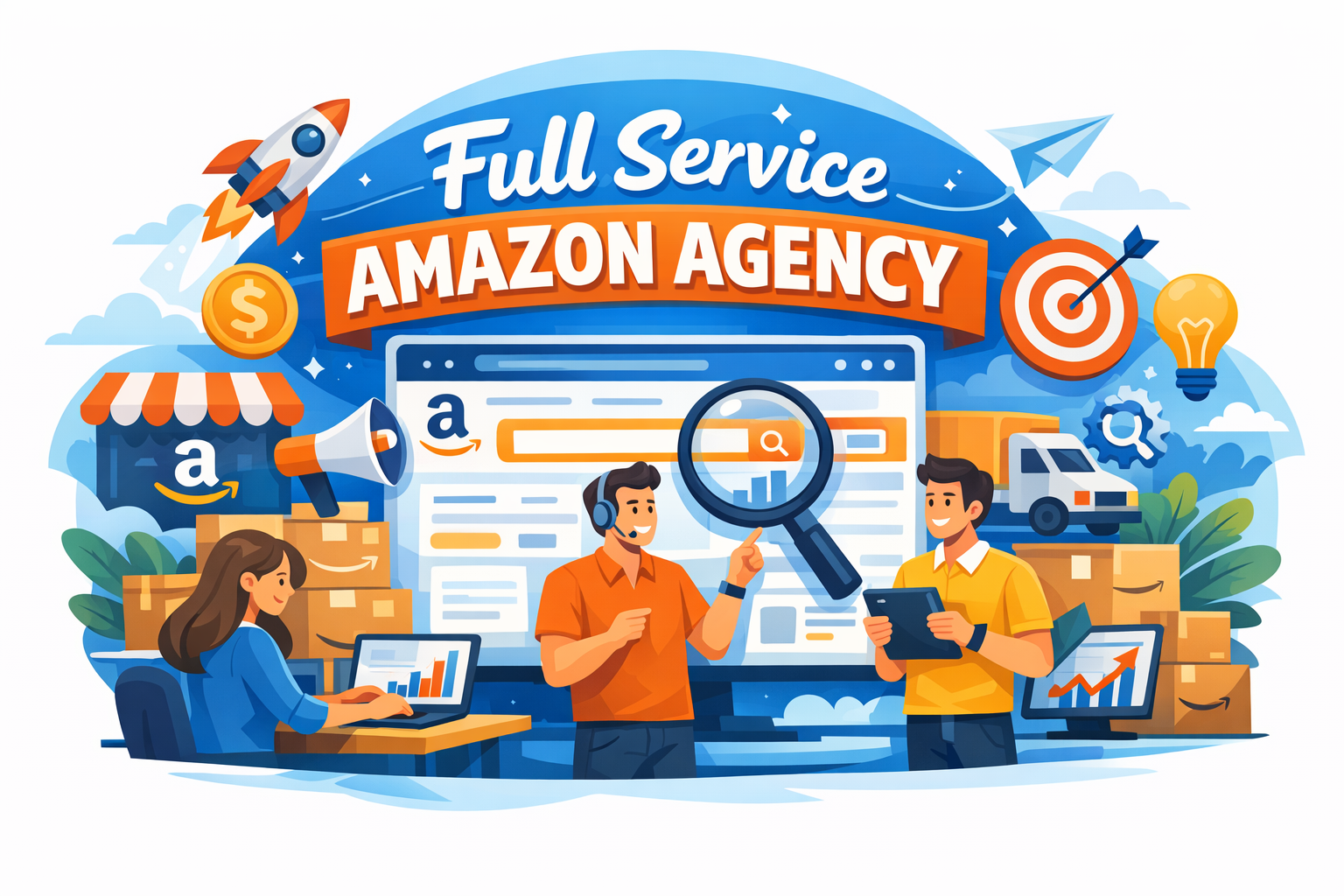 full service amazon agency