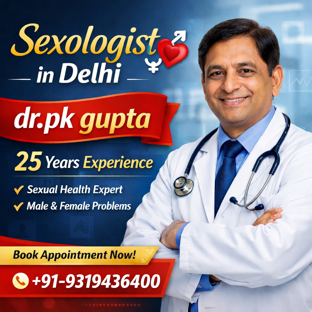 Why Every Patient Trusts Dr. PK Gupta as the Leading Sexologist in Delhi
